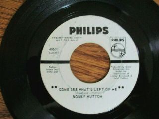 Northern Soul 45 Bobby Hutton Come See What 