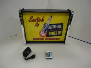 Auto Lite Spark Plug Led Display Light Sign Box