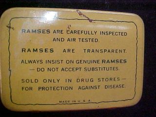 RAMSES Condom in Tin Vintage 2