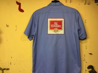 Old Milwaukee Beer Delivery Guy Work Shirt Dickies Xl 