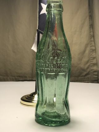 1915 Coca - Cola Hobbleskirt Coke " U As Texas " Bottle - Port Arthur,  Texas
