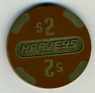 Obsolete $2 (not $2.  50) Brass Chip From Harveys Lake Tahoe