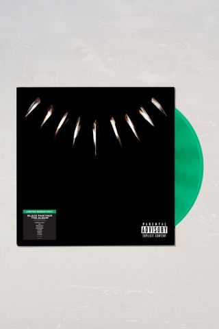 Black Panther Soundtrack 2xlp Green Vinyl /5000 Urban Outfitters