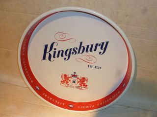 Vintage Kingsbury Beer Metal Tray