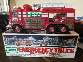 2005 Hess Emergency Truck With Rescue Vehicle -