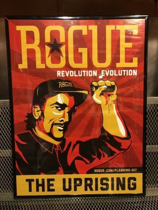 Rogue Brewery Dead Guy Ale The Uprising Discontinued Framed Beer Art Print