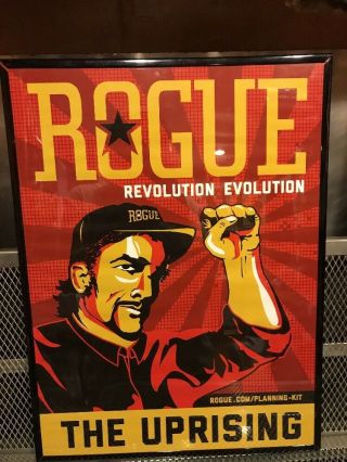 ROGUE BREWERY DEAD GUY ALE The Uprising Discontinued Framed Beer Art Print 3