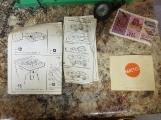 Mattel 1969 Hot Wheels Factory Vintage Box Instructions & More Redlines 4