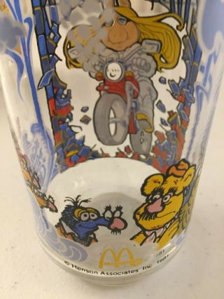 Vintage 1981 McDonald ' s The Great Muppet Caper Glasses (COMPLETE SET OF 4) 3