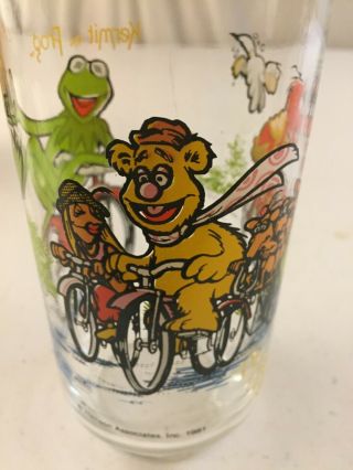 Vintage 1981 McDonald ' s The Great Muppet Caper Glasses (COMPLETE SET OF 4) 5