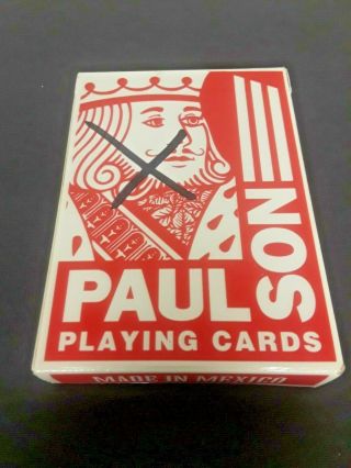 All Star Casino,  Las Vegas Playing Cards - Paulson - Signed Game