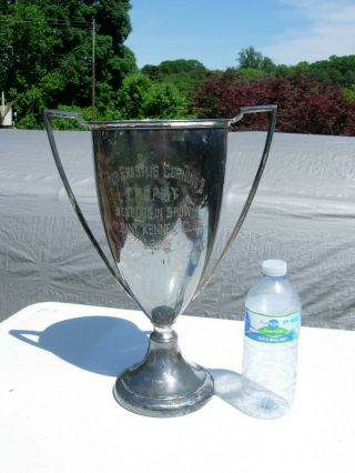 Albany Kennel Club 1946 Best Dog In Show Large Silverplate Loving Cup Trophy