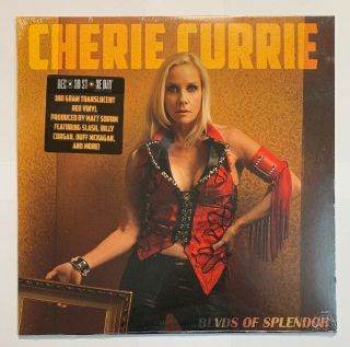 Cherie Currie - Blvds Of Splendor - Record Store Day Vinyl Lp Slash Billy Corgan