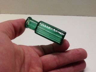 Tiny Antique 1/4 Oz.  Not To Be Taken Poison Bottle.