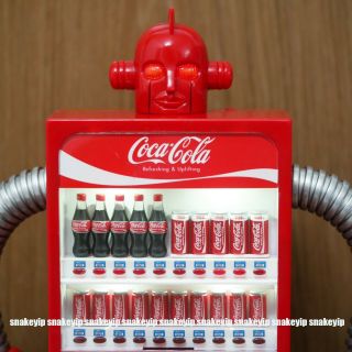 Coca Cola Coke Red Vending Machine Robot Light - Up Talking Figure 1/8 11 " Japan