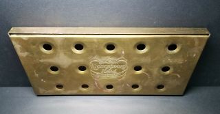 Vintage Kronenbourg 1664 Strong Lager Beer Brass Bar Tap Drip Plate & Catch Tray