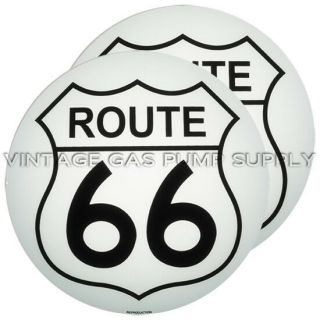 Route 66 13.  5 " Gas Pump Lenses (g174)