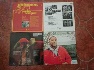 Joblot Motown LPs Marvin Gaye,  Stevie Wonder,  Martha And The Vandellas,  Four. 2