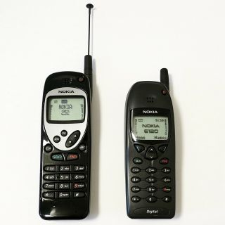 2 Nokia Sample / Advertising / Demo Cellular Phones Telephones 252 6120 Digital