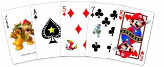 Nintendo Japan Mario Official Playing Cards Deck Poker Trump Nap - 03