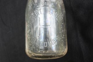 Robert Hanlon - - South Ardmore,  Pennsylvania - - PA embossed milk bottle quart 3