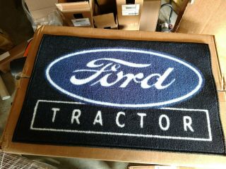 Ford Tractor Vintage Retro Logo Door Mat