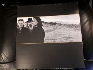 U2 - The Joshua Tree Vinyl 12 " Lp Album Record U26 1987 1st Uk Pressing,  Poster