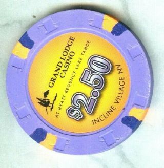 Grand Lodge Casino (incline Village) ($2.  50) Chip (2006) (su) (not Listed)