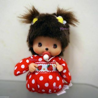 Sekiguchi Bebichhichi Girl Sitting Strawberry Kimono Bbcc 259922