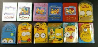 The Simpsons Dvd Season 1 2 3 4 5 6 7 8 9 10 11 12 1 - 12 Set.