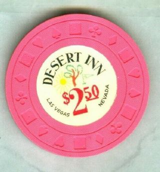 Desert Inn (las Vegas) $2.  50 Chip (su) (n1483) (tcr Rated J)