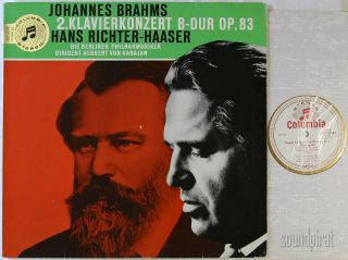 Columbia Ed.  1 (sax 2328) Richter - Haaser Brahms Piano Concerto No.  2 Stc 91052 Nm
