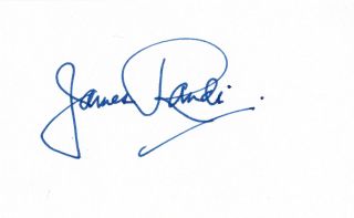 James Randi The Randi Hand Signed Autograph Index Card 3x5 In