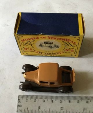 1958 Matchbox Models Of Yesteryear 1926 Morris Cowley No 8 Boxed Toy