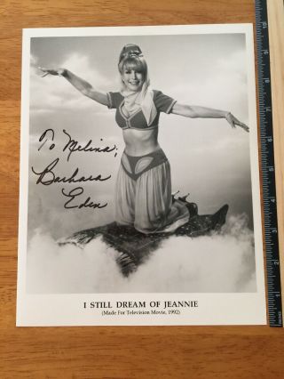 Barbara Eden I Dream Of Jeannie Hand Signed Autograph - A Collectors Must Have