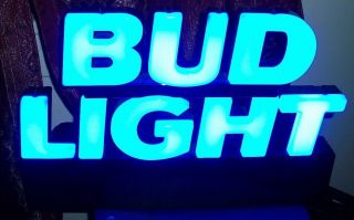 Bud Light Beer Electric Sign Light Made 1991 18 " W X 13 " H Item No.  803 - 310