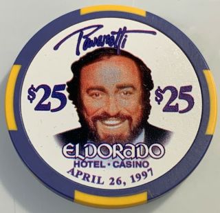 Eldorado Paveratti $25 Casino Chip Reno Nevada 3.  99