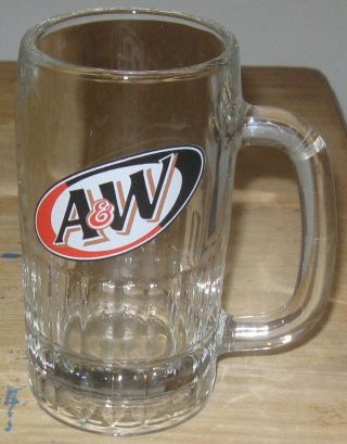 A&w Rootbeer Glass Mug - 5 5/8 " Tall