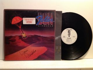 Don Felder Airborne Lp Record Ex/nm Eagles Signed Autographed White Label Promo