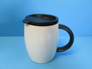 Starbucks White Travel Coffee Mug Cup with Lid 2