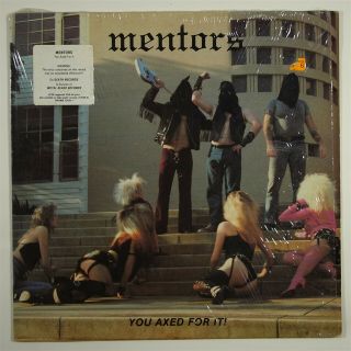 Mentors " You Axed For It " Punk Lp Death W/ Insert