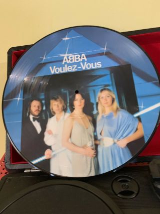 Abba Voulez - Vous Uk Picture Disc 1979 Lp Album