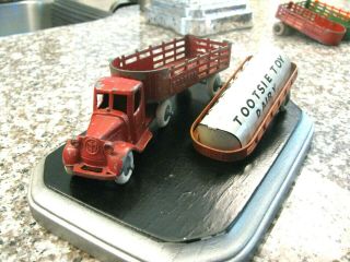 Tootsie Toy 801 Mack Express Stake Truck And Trailer Version 2 And Bonus