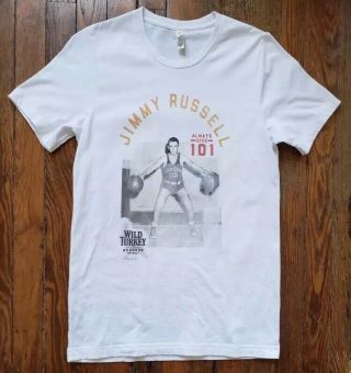 Wild Turkey Bourbon Whiskey Always Give 101 Jimmy Russell Basketball Shirt