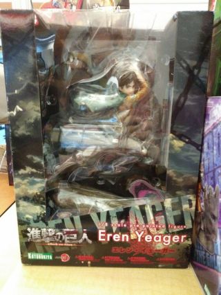 Kotobukiya Artfx J Eren Yeager Attack On Titan 1/8 Scale Figure