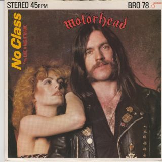 No Class Motorhead 7 " Single With Lemmy Picture Sleeve Bro 78