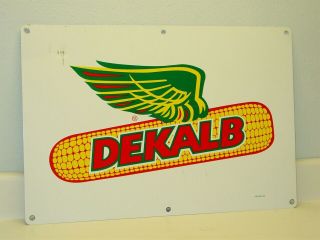 Vintage Dekalb Asgrow Sign,  Agriculture Advertising,  Double Sided