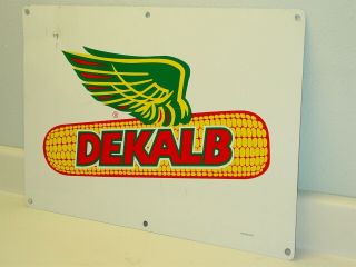 Vintage Dekalb Asgrow Sign,  Agriculture Advertising,  Double Sided 2