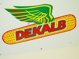Vintage Dekalb Asgrow Sign,  Agriculture Advertising,  Double Sided 4