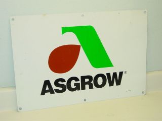 Vintage Dekalb Asgrow Sign,  Agriculture Advertising,  Double Sided 5